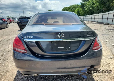 2015 Mercedes-Benz C 300 4Matic from USA, damaged, VIN 55SWF4KB1FU018627